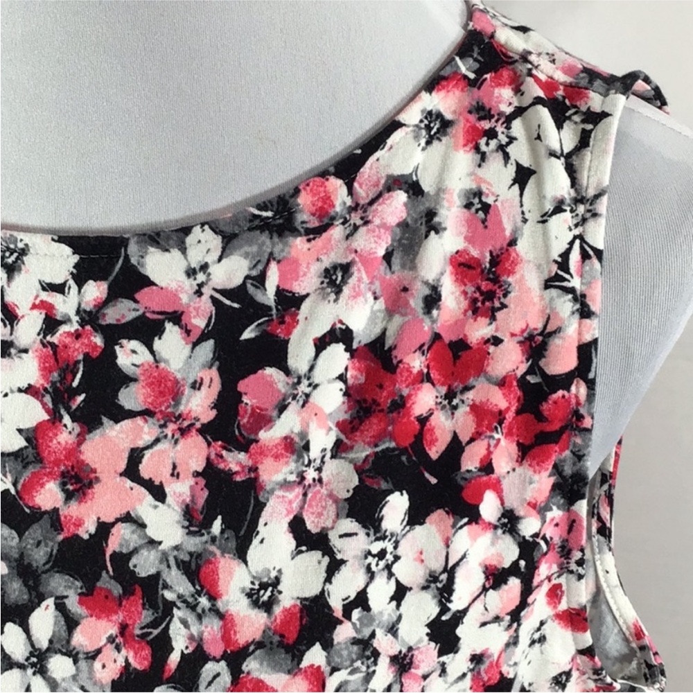 J. Jill Wearever floral shift dress LP - Picture 2 of 6